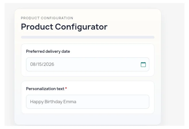 Completed PrestaShop product configuration