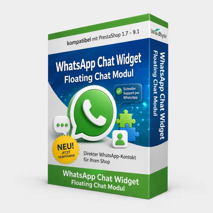 WhatsApp contact widget for PrestaShop
